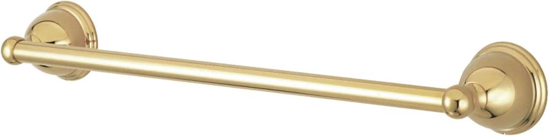 Kingston Brass BA3962PB Restoration Towel-Bar, 18-Inch, Polished Brass