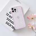 NITITOP Compatible with iPhone 13 Pro Max Case Clear Cute Line Rose Flower Floral Pattern for Women Girls Color Frame Slim Shockproof Protective Phone Cover - Pink