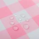 Pink and White Gingham Buffalo Check Checkered Tablecloth - 60" X 102" Rectangle Tablecloth Oblong Polyester Pink Plaid Table Cover Reusable Water Resistant for Spring Valentine Holiday Picnic Dinner