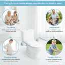 Toilet Handles for Seniors, Toilet seat Safety Frames & Rails Assist for Elderly sit to Stand, Toilet Handicap Rails with arms Toilet Grab Bars for Seniors No Legs Easy Install