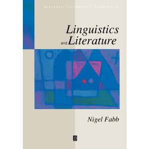 Linguistics and Literature (Blackwell Textbooks in Linguistics)