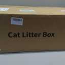 Extra Large XXL Stainless Steel Cat Litter Box with Lid, 26" L x 18" W x 12" H Metal Litter Box with Hight Sides for Big Cats & Multiple Cats, Never Absorbs Odors, Anti-Urine Leakage, Easy Cleaning
