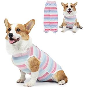 Recovery Suit for Dogs Dog Onesie for Surgery, Dog Surgery Recovery Suit for Small Medium Dogs, E-Collar Alternative After Surgery Wear Anti Licking Abdominal Wounds Pet Surgery Recovery Suit Medium