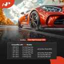 A-Premium Rear Passenger Loaded Parking Brake Backing Plate Assembly Compatible with Ford Models - F-250 Super Duty/F-350 Super Duty 2005-2012, F-450 Super Duty/F-550 Super Duty 2011-2012