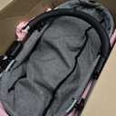 Bayer Baby Doll Stroller Toy Set with Accessories - Pink/Grey Pretend Play Carriage for Toddlers & Kids up to 18 Inch Dolls, 63 X 34 X 58 Cm