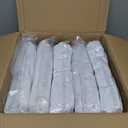 50 Pcs White Folding Chair Cover Washable Removable Universal Fitted Chair Cover Protector for Wedding Party Banquet Holidays Celebration Decoration Chair Covers