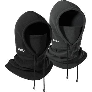 OZERO Balaclava Face Mask: Winter Polar Fleece Hood Ski Mask for Men Women, Convertible Balaclava Face Cover Hat Cap Scarf