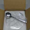 jalz jalz Marble Salt Holder Salt Box Spice keeper Black Big Salt Cellar Natural Material Salt Container Spice Cellar Large Capacity (White Cover White Base)