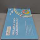 Sepetrel Deluxe Swimming Pool Cleaning Kit with Spa Jet Vacuum Cleaner,Brush, Semi-deep Skimmer Net & Adjustable 57.5-inch Pole,Ideal for Cleaning Above Ground,Inflatable Pools