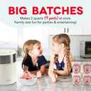 Dash Deluxe Gelato & Ice Cream Maker - HomeMade Dessert Maker with One-Touch Churning - Space-Saving Design & Easy to Clean - 2 Quarts, Cream