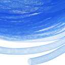 M METERXITY Mesh Tube Ribbon 25 Yards, 10mm Elastic Fabric Ribbons Mesh Tubing for Crafts/Gift Wrapping/Flower Bouquets/Wedding/Birthday/Holiday/Wreaths Christmas/Decoration[Blue]