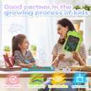 LCD Writing Tablet for Kids - 8.8 inch Toddler Travel Toys Doodle Board, Dinosaur Drawing Pad Toy for Kids 3 4 5 6 7 8 Year Old Boys Girls, Stocking Stuffers Birthday Party Gifts - Green