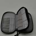 FYY Electronic Organizer, Travel Cable Organizer Bag Pouch Electronic Accessories Carry Case Portable Waterproof Double Layers Storage Bag for Cable, Cord, Charger, Phone, Earphone, Large Size, Black