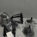 EMART Outdoor Porch Sconce LED Exterior Wall Light Fixtures, Special Handling Anti-Corrosion Plastic Material, Waterproof Security Lamp for Garage, Front Door, House - 2 Pack, Black (Bulb Included) (No Sensor)