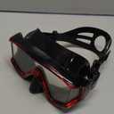 Pano 3 Scuba Diving Mask, Tempered Glass Snorkel Mask Three-Window Scuba Mask No-Leak Dive Mask Silicone Skirt Diving Mask for Snorkeling and Scuba Use