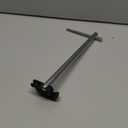 DURATECH 11" Basin Wrench, Sink Wrench, Adjustable Tap Nut Spanner Basin Spanner, Capacity of 3/8" to 1-1/4" for Fixing Back and Union Nuts Under Sink