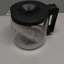 Carafe Compatible With moccamaster KBG Brewers (89830), Compatible With moccamaster Carafe Replacement, 10-Cup/1.25L/40oz, Coffee Pot With Metal Ring, Includes Random Cleaning Brush.