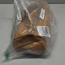 Rummy Cube 6 Player Edition with 6 Wooden Racks Trays 160 Numbers Rummy Tiles Set with Zippered Case Rummy Travel Game Set Classic Board Games for Family Adults Party (Burnt Color)