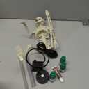 Halloween Decorations Indoor - DIY Floating Potion Set with Witches Cauldron and Mist Maker - Spooky Vintage Black Plastic Bowl Hocus Pocus Party Decor for Home Table Mantel Kitchen Room