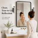 2-Pack Black Bathroom Mirrors for Over Sink 24 x 36 Inch