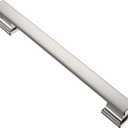 Alzassbg 15 Pack Brushed Satin Nickel Cabinet Pulls, 6-1/4 Inch(160mm) Hole Centers Kitchen Cabinet Handles for Cabinets and Drawers AL3061SN