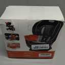 [2 Pack] Car Seat Cup Holder Snack Tray Black, Toddler Travel & Road Trip Essentials Accessory for Mess-Free Snacking in The Car,Travel Tray for Kids Car Seat