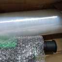 Amazon Basics Strong Transparent Stretch Wrap Film Roll for Moving, Shipping and Storing, Furniture Wrapping, 15" x 1000 ft, Two Ergonomic Handles, Clear, 1 Roll