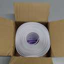 Vinyl Baseboard Molding Trim 3 Inch x 20 Feet Peel and Stick Baseboard Trim Flexible PVC Cove Base Moulding Self-Adhesive Trim for Garage Bathroom Cabinet Floor Walls, White