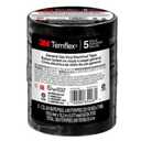 Temflex 3/4 in. x 60 ft. 1700 Electrical Tape Black (5-Pack)