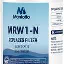 MARRIOTTO EDR1RXD1 Refrigerator Water Filter Compatible with Whirlpool W10295370A, WHR1RXD1, KAD1RXD1, Filter 1, W10295370, P4RFWB, P8RFWB2L, 46-9930, 46-9081 Refrigerator Water Filter, Pack of 1