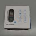 4-in-1 Carbon Monoxide Detectors & Natural Gas Leak Detector Plug in, Combination CO Detector & Combustible Gas, LPG, Methane, Propane Alarm with Fahrenheit(F) & Humidity(2 Pack)