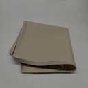 FLATO Waterproof Under Sink Mat 19" x 19" Shelf Liner for Kitchen and Bathroom, Cabinet Protector, Organizers and Storage, Flexible Silicone Drip Tray (Beige)