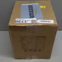 VLANDO Makeup Organizer Countertop,Large Vanity Organizer PU Leather Make up Storage with 4 Drawers Perfume Organizers Cosmetic Display Case for Lipstick,Brushes,Bedroom-Beige