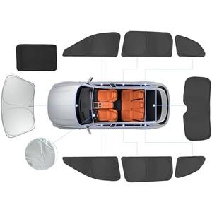 Car Side Window Cover Sun Shade Windshield Compatible with Honda CRV 2023-2025 Car Side Full Windows Sunshade Kit for Privacy Protection Napping Camping Sun Blockers Visor Cool Foldable 8PCS