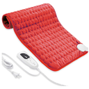 Electric Heating Pad for Back Pain Relief, Heating Pads for Cramps, Auto Shut Off, Machine Washable, Heating pad for Neck and Shoulder, Knee, Arms, Legs, etc. (Red, 24‘’×12‘’)