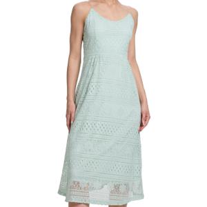 DITOK Womens Lace Floral Midi Dress Summer Sundress Overlay Casual Sleeveless Flowy Cocktail Party Swing Wedding Dresse, M