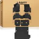 LASFIT Floor Mats for Toyota 4Runner 2025 (Only fit Hybrid) wtih Trunk mat&backrest mat, All Weather TPE Custom Fit Floor Liner for 4 Runner TRD/Limited/Platium 6th gen Front&Rear Car Mats, Black