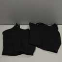 Motherhood Maternity Womens Clip Down Nursing Tank Top Cami with Adjustable Straps for Breastfeeding-2 Pack (X-Small, Black/Jet Black)