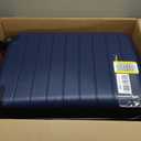 Wrangler 21.5" Spinner Carry-On Luggage, Navy Blue