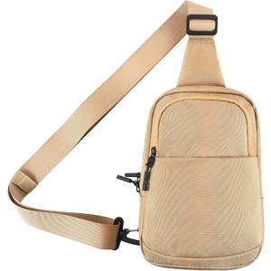 LLi Cufite Mini Sling Bag Waterproof Crossbody Chest Bag, Small Crossbody Casual Trendy Travel Phone Bag for Men Women