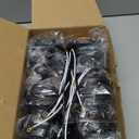 16Pcs 2" Inch Round Amber LED Trailer Side Marker Lights 4 LED, 2" Round Led Trailer Clearance Marker Lights with Grommets Wire Pigtail for Truck RV Flush Mount Waterproof Sealed