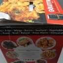 Gourmia Air Fryer - 4 Qt Capacity, FryForce360º, Digital Display with 8 Presets, Roast, Bake, Broil, Dehydrate, Dishwasher Safe Accessories, Compact, Black, 4 Quart