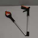 Grabber Reacher Tool, 32" Grabbers for Elderly, Lightweight Extra Long Handy Trash Claw Grabber, Mobility Aid Reaching Assist Tool for Trash Pick Up, Nabber, Litter Picker, Arm Extension (Orange1)
