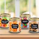 2 x ArtCreativity Pack of 120 Chalkboard Labels for Buckets with a Liquid Chalk Marker, Waterproof and Erasable Stickers in Assorted Designs, Reusable Chalk Board Labels for Jars and Art & Craft Supplies