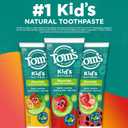 Tom's of Maine Anticavity Kids Natural Toothpaste Variety Pack, Strawberry, Orange Mango, Watermelon Flavors, Kids Toothpaste with Fluoride, Safe for Ages 2 and Up, 5.1 oz (Pack of 3)
