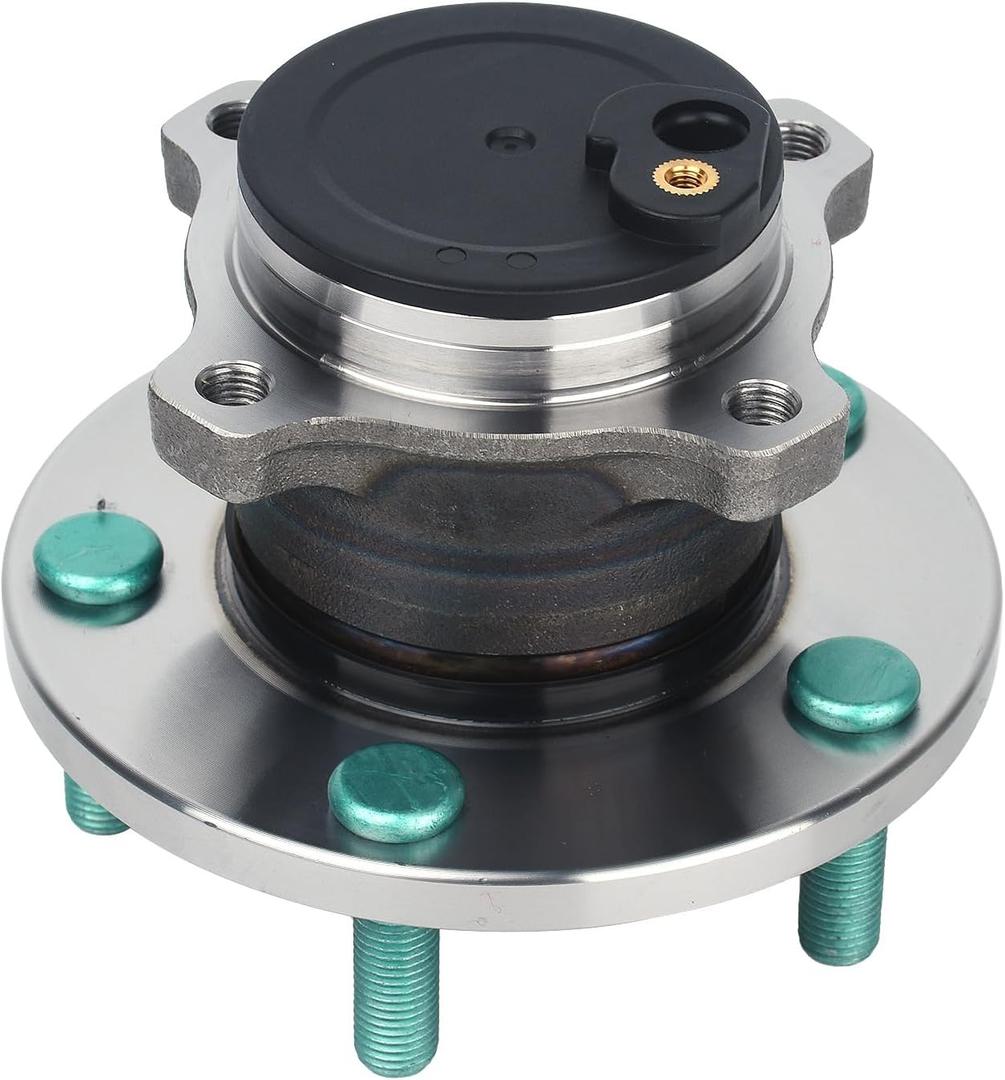 KUSATEC 512347 Rear Wheel Bearing Hub Assembly for 2004-2013 Mazda 3 2009-2013 Mazda 3 Sport 2006-2017 Mazda 5, 5 Lug w/ABS