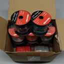 Gisafai 10 Pcs 18 Gauge Wire 100 ft Per Roll (1000 ft Total) Automotive Primary Wire Spools Copper Clad Aluminum Primary for 12v Automotive Harness Car Audio Video Wiring