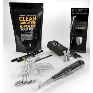 Bilistic Pro-Series Tooth Polisher and Teeth Whitening Power Pack LED Light