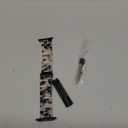 V-MORO Resin Bands Compatible with Apple Watch 42/40/41/38mm Series 11/10/9/8/7 Fashion Lightweight Strap Bracelet Compatible for iWatch Series SE/6/5/4/3/2/1(Tortoise Stone Flower-Black)