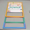 Yexiya 10 Pcs Magnetic Write Wipe Paper Organization Chart 11 x 15" Dry Erase Objective Learning Classroom Objectives Board Magnets for Whiteboard Teaching Accessories Subject Homework Goals Targets